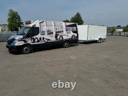 Box Trailer Car Transporter Trailer 19,6ft x 6,5ft x 6,5ft 3500kg Twin Axle
