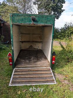 Box Van Trailer Twin Axle, Approx 8ft x 4ft