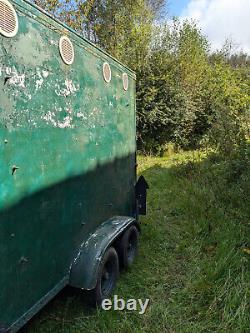 Box Van Trailer Twin Axle, Approx 8ft x 4ft