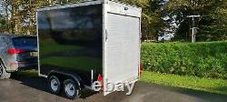 Box trailer twin axle