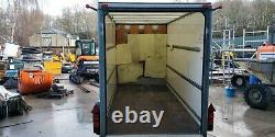 Box trailer twin axle braked