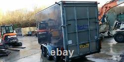 Box trailer twin axle braked