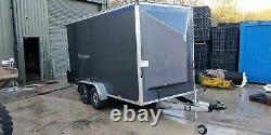 Box trailer twin axle braked