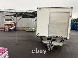 Box van trailer twin axle