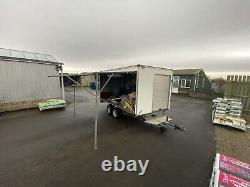 Box van trailer twin axle