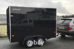 Boxxa 1055TB 10' x 5' x 5' Twin Axle Braked 2600kg Black