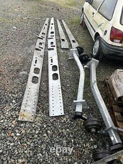 Bpw Trailer Axles X2 1050kg And Twin Axle Chassis Rails 2100kg