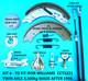 Brake Shoe Cables & Service Kit For Cct5221 Ifor Williams 3,500kg Trailer