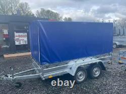 Brand New 10 X 5 Twin Axle Trailer With Frame And 150cm Cover 750kg