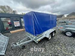 Brand New 10 X 5 Twin Axle Trailer With Frame And 150cm Cover 750kg