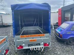 Brand New 10 X 5 Twin Axle Trailer With Frame And 150cm Cover 750kg