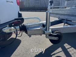 Brand New 10ft X 5,6ft Twin Axle Trailer With 60cm Mesh And Ramp 1500kg Braked