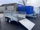 Brand New 10ft X 5ft Twin Axle Trailer With 40cm Mesh And Ramp 750kg Un Braked