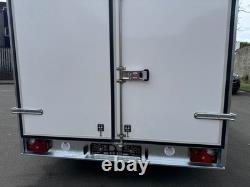 Brand New 400cm X 200cm X 200cm Twin Axle Box Trailer With Barn Doors 2700kg Bra
