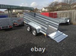 Brand New 7.7x4.2 Twin Axle Double Broadside Boro Trailer 750kg