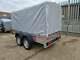Brand New 8'7 X 4'1 Twin Axle Trailer 750 Kg Gvw With Frame And H 110 Cm Cover