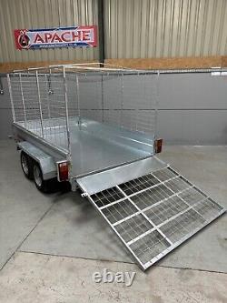 Brand New Apache Braked twin axle 8x5 Trailer Heavy Duty GVW 2000KG UK DELIVERY