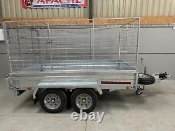 Brand New Apache Braked twin axle 8x5 Trailer Heavy Duty GVW 2000KG UK DELIVERY