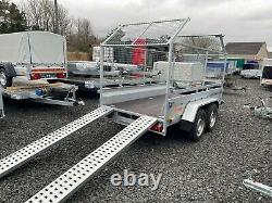 Brand New B300 10 X 5 Heavy Duty Twin Axle Master Boro Trailer With 80cm Mesh An