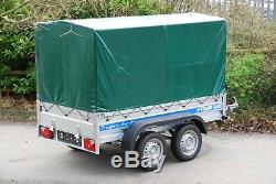 Brand New Car Trailer 10x5 Twin Axle Unbraked 750kg Al-ko Box Trailer Niewiadow