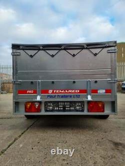 Brand New Car Trailer TEMARED PRO 2612/2 (263 cm x 125 cm) 750 kg Extra Sides