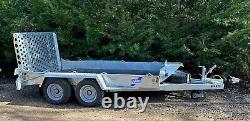 Brand New Ifor Williams GH1054 Twin Axle Plant Trailer 10ft x 5ft Beavertail LED