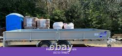 Brand New Ifor Williams LM166 Twin Axle Flatbed Trailer Dropsides 16ft x 6ft