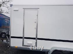 Brand New Twin Axle Box Trailer 400cm x 200cm x 200cm With Lockable Ramp Door an