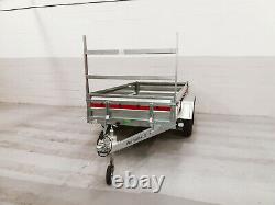 Brand New Twin Axle Trailer 8'7 x 4'1 750 kg with Ladder Rack