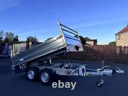 Brand new 10ft x 6ft Twin Axle Electric Tipper Trailer 3500KG