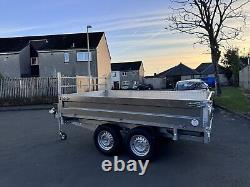 Brand new 10ft x 6ft Twin Axle Electric Tipper Trailer 3500KG