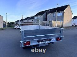 Brand new 10ft x 6ft Twin Axle Electric Tipper Trailer 3500KG