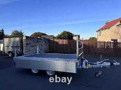 Brand new 10ft x 6ft Twin Axle Electric Tipper Trailer 3500KG