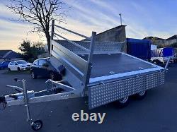 Brand new 10ft x 6ft Twin Axle Electric Tipper Trailer 3500KG