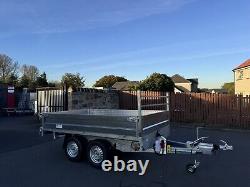 Brand new 10ft x 6ft Twin Axle Electric Tipper Trailer 3500KG