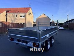 Brand new 10ft x 6ft Twin Axle Electric Tipper Trailer 3500KG