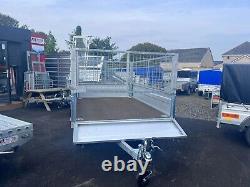 Brand new 8ft 2 x 5ft Twin Axle Drop Side Trailer With 60CM Mesh Sides 750KG MA