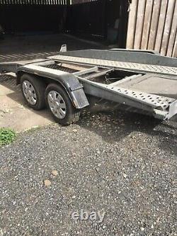 Brendaup Twin Axle Galvanised Car Tiltbed Transporter/trailer GREAT CONDITION