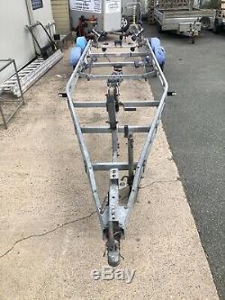 Brenderup 2500kg Twin Axle Roller Boat Trailer