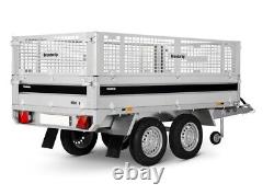 Brenderup 4260STB 8'5 x 4'9 Twin Axle 2000/1645KB with 50cm mesh sides