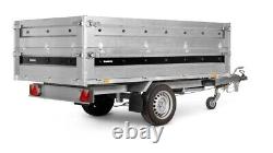 Brenderup 4260STB 8'5 x 4'9 Twin Axle 2000/1645KB with Extension Sides