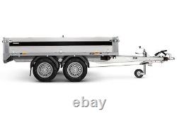 Brenderup 4260STB 8'5 x 4'9 Twin Axle 2000/1645KB with Extension Sides