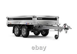 Brenderup 4260STB 8'5 x 4'9 Twin Axle 2000/1645KB with Extension Sides