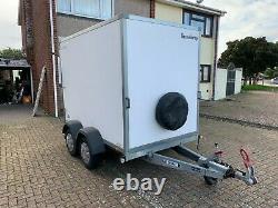 Brenderup 7260TB Large Twin Axle Braked Box Trailer with 12V MOTOR MOVER