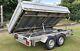 Brenderup Electric 3 Way 3500kg Tipper Tipping Trailer Braked 8ft Ramps