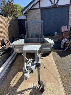 Brenderup Twin Axle 8.5ft x 4ft Plant/Digger Trailer 2700KG Rear Loading Ramp