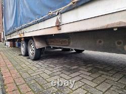Brenderup twin axle car trailer 6.35m x 2.14m 20.1ft x 7ft with cover