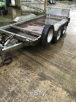 Brian James 10x5 Galvanised Twin Axle Tilt Bed Plant Trailer