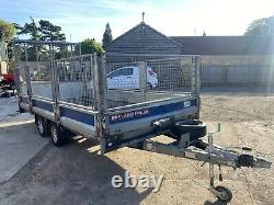 Brian James 14 X 6 Foot Twin Axle Trailer With Ramp & Side Extensions