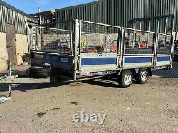 Brian James 14 X 6 Foot Twin Axle Trailer With Ramp & Side Extensions